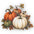 Pumpkin Hollow | Old Soul Autumn Pumpkin Cluster Pillow — Fall Harvest Decorative Pillow
