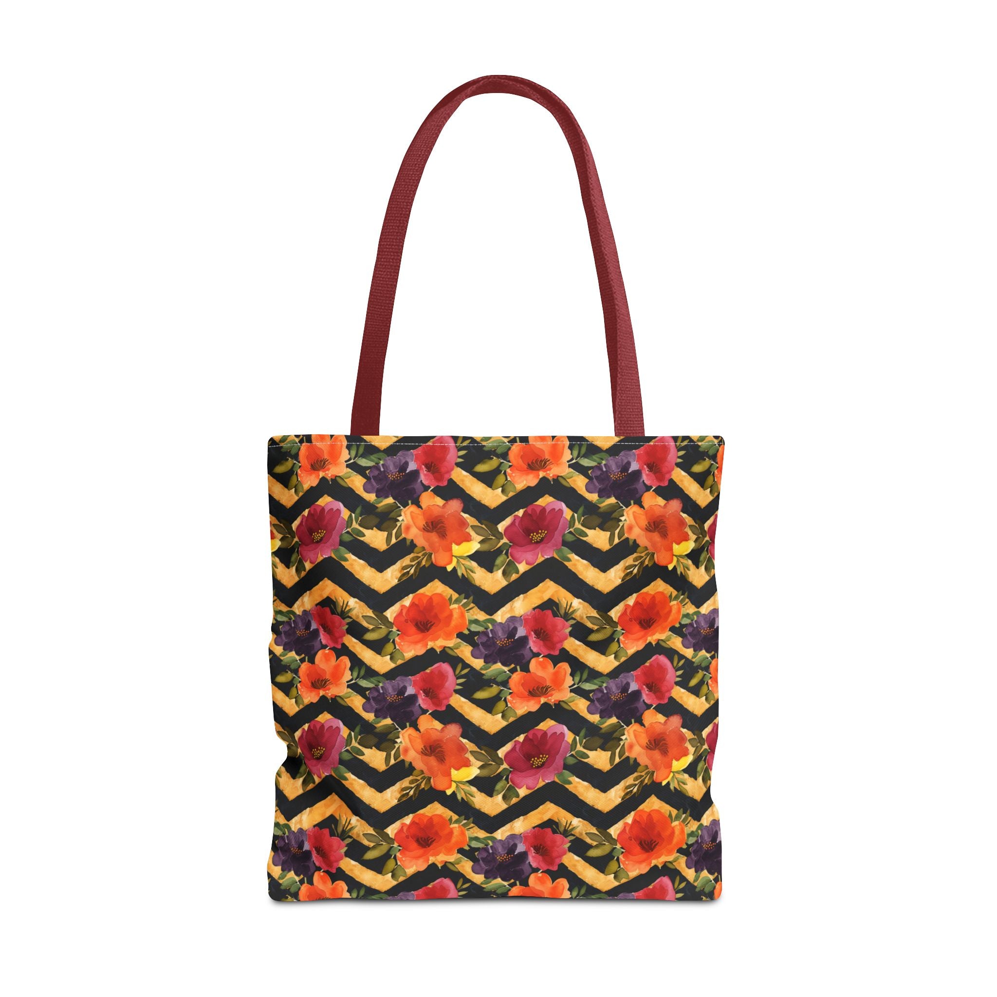 Sol y Alegría (Sun and Joy) Collection- Cactus Succulent Pattern Microfiber Blanket Soft Velveteen Throw for Home & Garden Lovers Floral Chevron Tote Bag — Bright Orange & Pink All-Over-Print Beach Shopper - Creations by Chris and Carlos