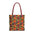 Sol y Alegría (Sun and Joy) Collection- Cactus Succulent Pattern Microfiber Blanket Soft Velveteen Throw for Home & Garden Lovers Floral Chevron Tote Bag — Bright Orange & Pink All-Over-Print Beach Shopper - Creations by Chris and Carlos
