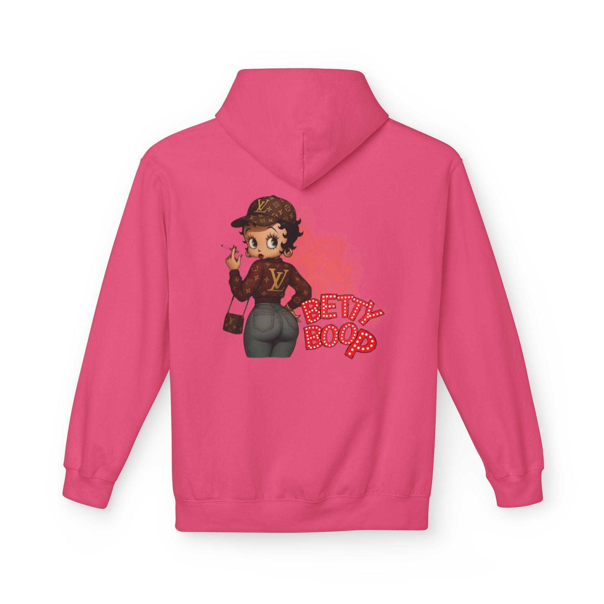 Betty Boop Designer Logo Hoodie — Retro Cartoon Graphic Pullover - Creations by Chris and Carlos