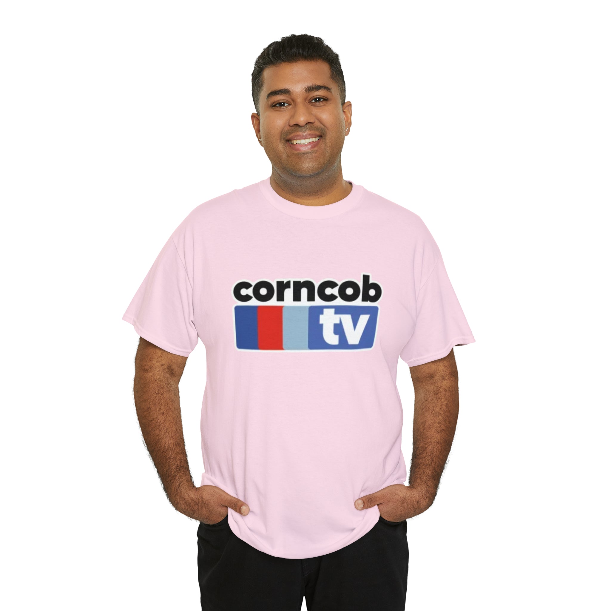 Corncob Tv- Unisex Heavy Cotton T-Shirt - Creations by Chris and Carlos