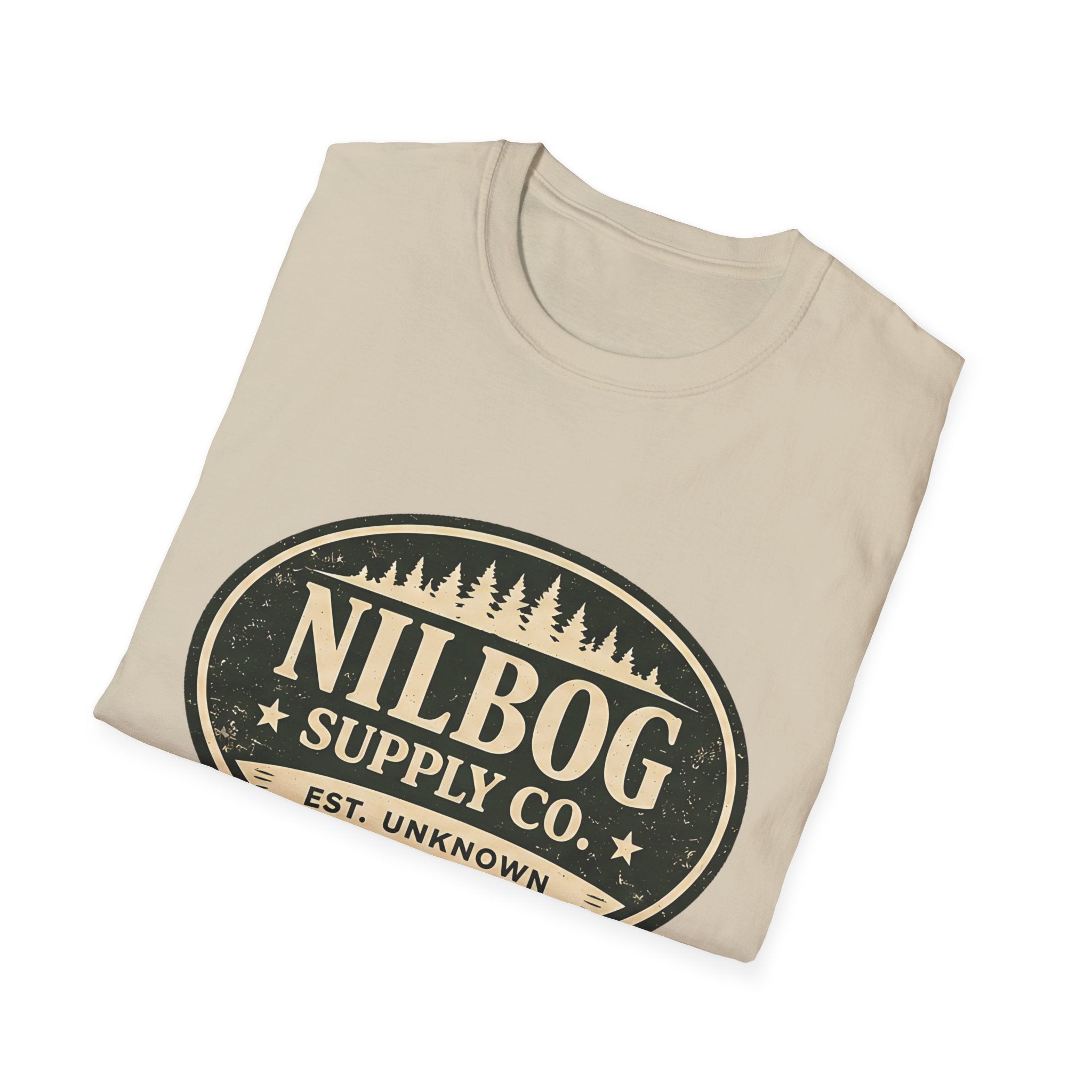 Nilbog Supply Co. T-Shirt — Vintage Horror Cabin Graphic Tee - Creations by Chris and Carlos