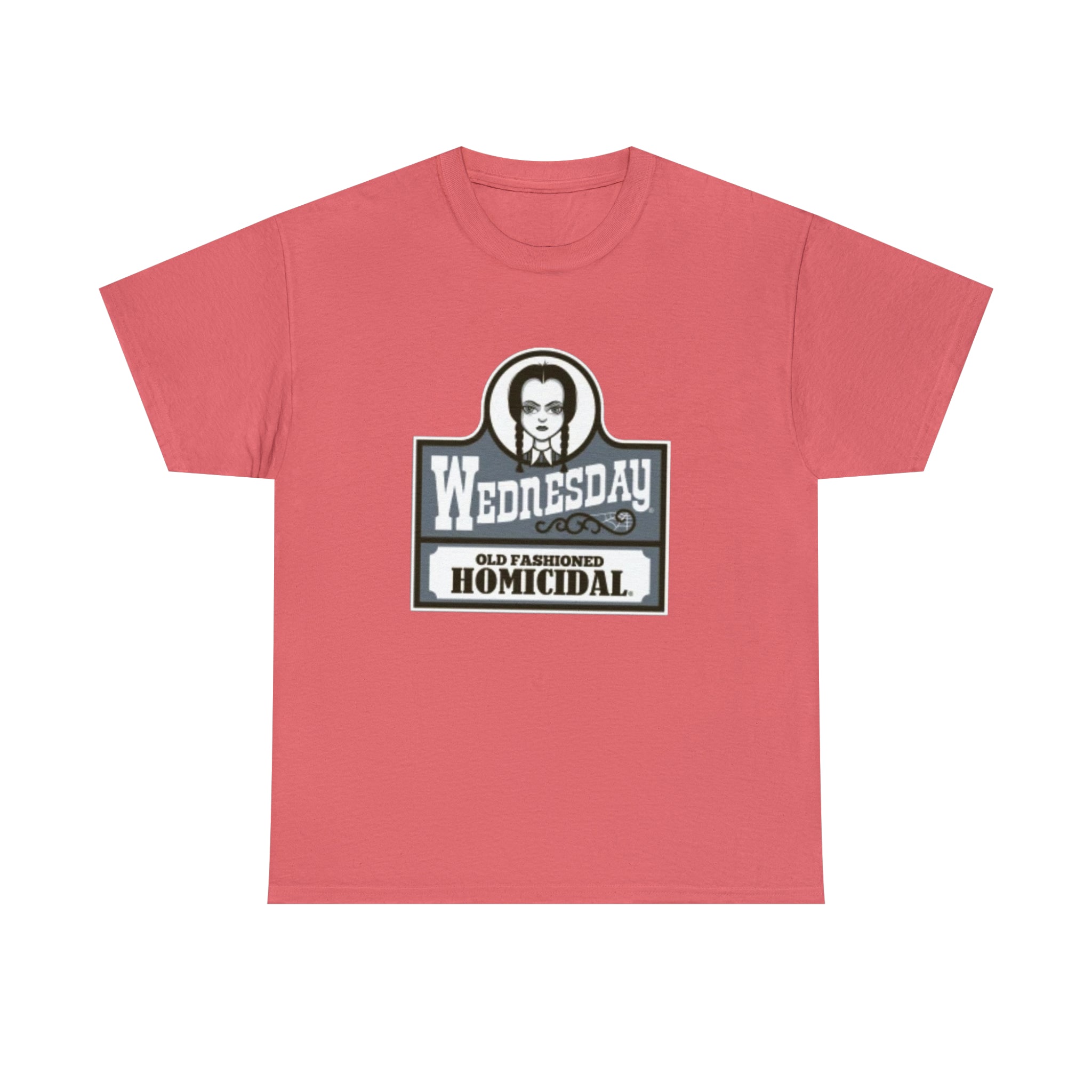 Wednesday- Wendys Unisex Heavy Cotton T-Shirt - Creations by Chris and Carlos