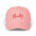 Dad Cap "Hacks" Embroidered Baseball Hat — Casual White Adjustable Hat