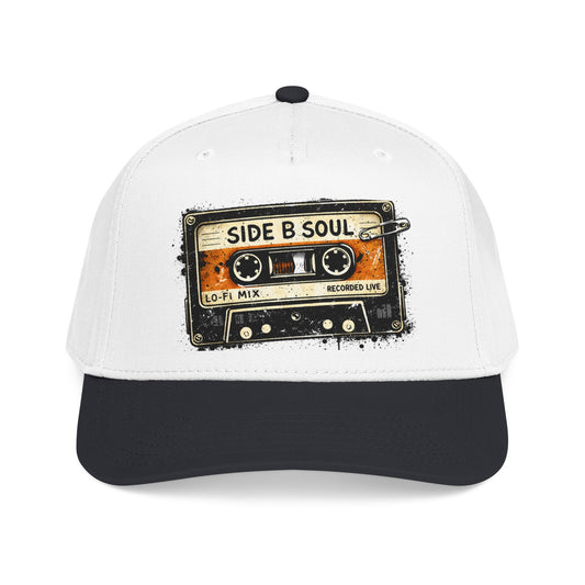 Retro 'Side B Soul' Cassette Mid Profile Baseball Cap - Creations by Chris and Carlos