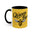 Queen Bee Coffee Mug — Floral Bee Accent Mug (11/15oz) - Creations by Chris and Carlos
