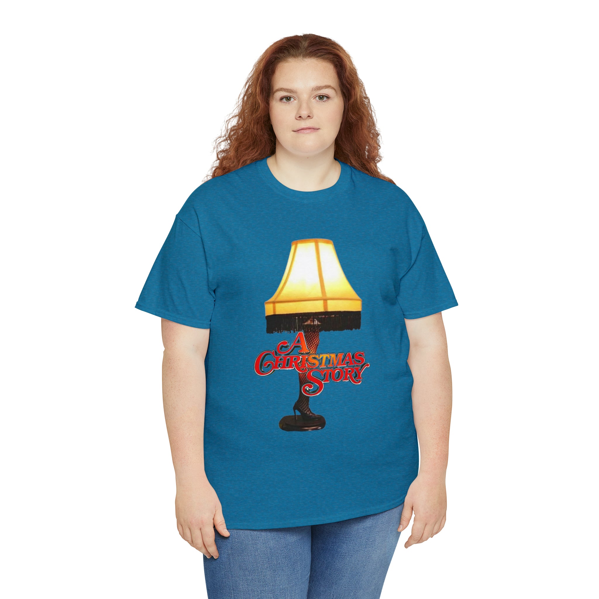A Christmas Story- Leg Lamp Unisex Heavy Cotton T-Shirt - Creations by Chris and Carlos
