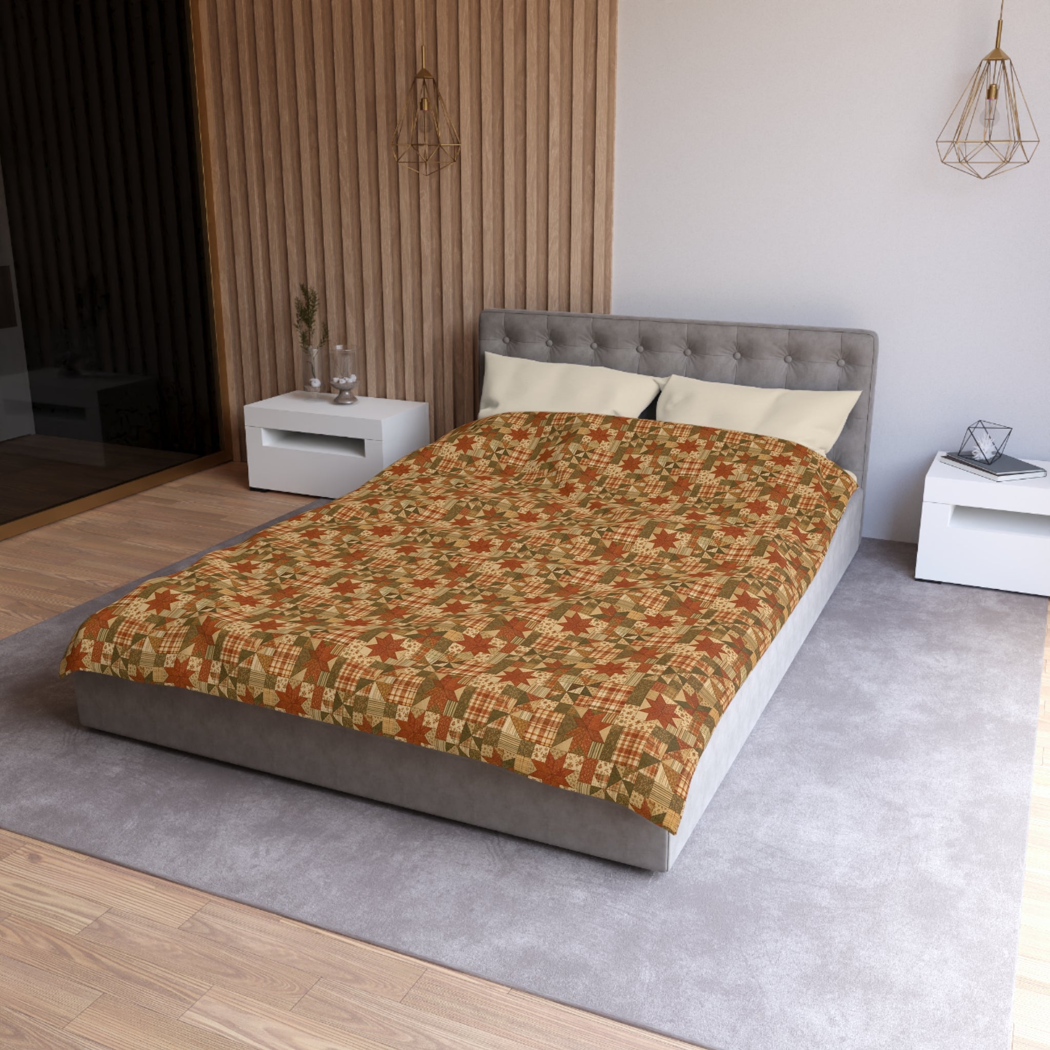 Old Soul Harvest™ Vintage Quilt Blocks Duvet Cover - Duvet Cover from Old Soul Harvest Bedding