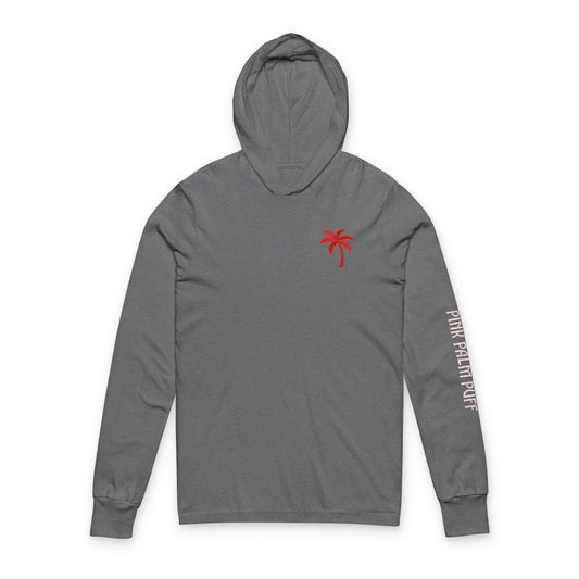 Long Sleeve Hooded Tee — 'To Live For The Hope Of It' Butterfly Graphic - Creations by Chris and Carlos