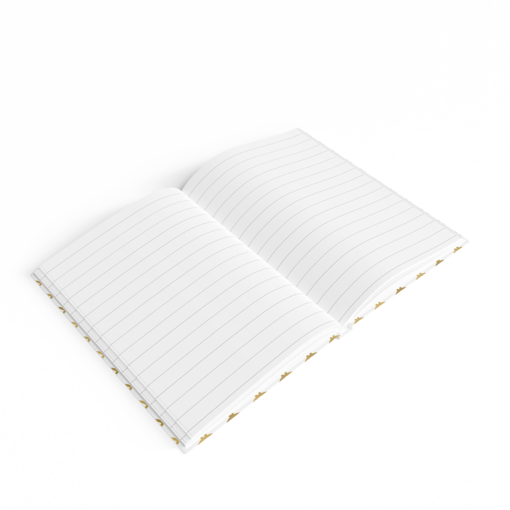 Gold Journal - Ruled Line - Creations by Chris and Carlos
