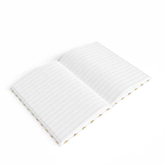 Gold Journal - Ruled Line - Creations by Chris and Carlos