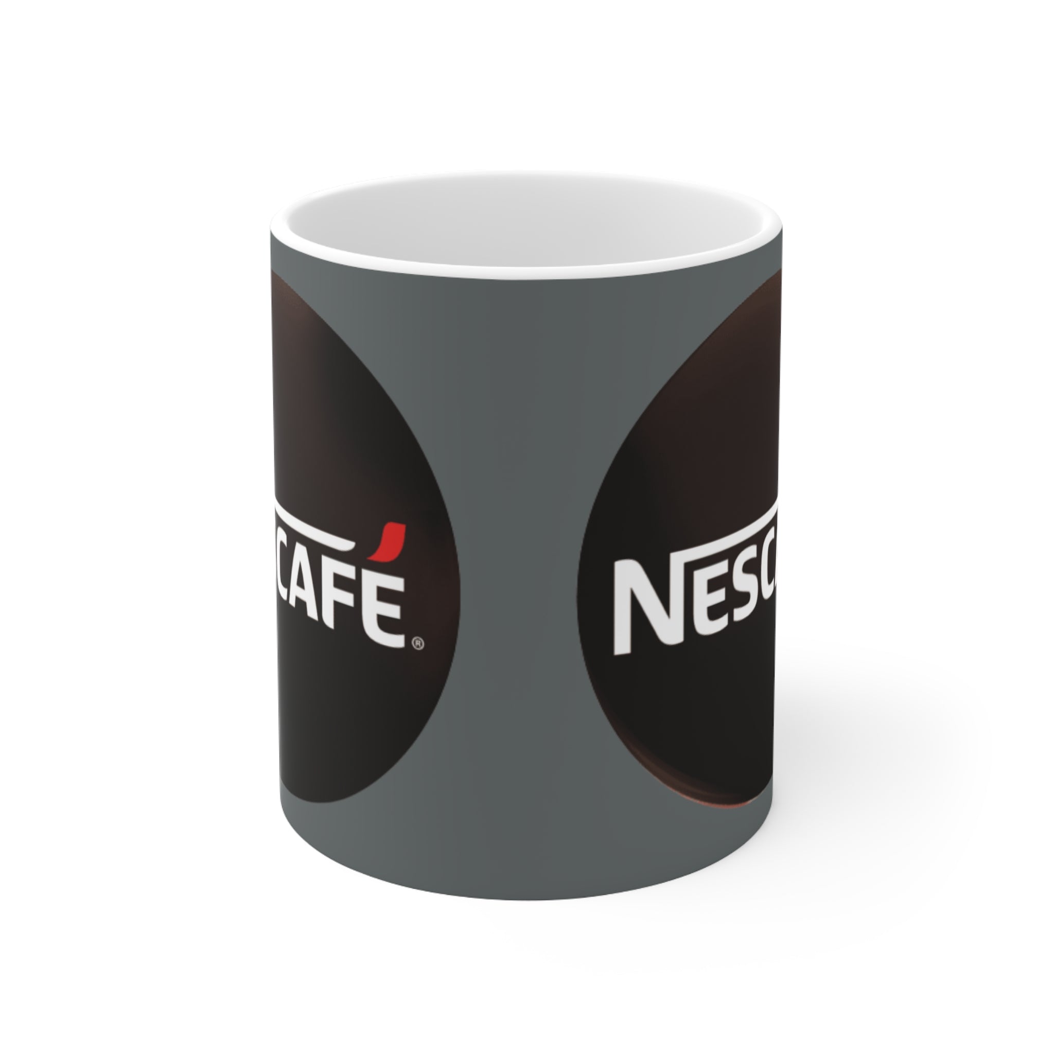 Nescafe Coffee- White Ceramic Mug - Creations by Chris and Carlos