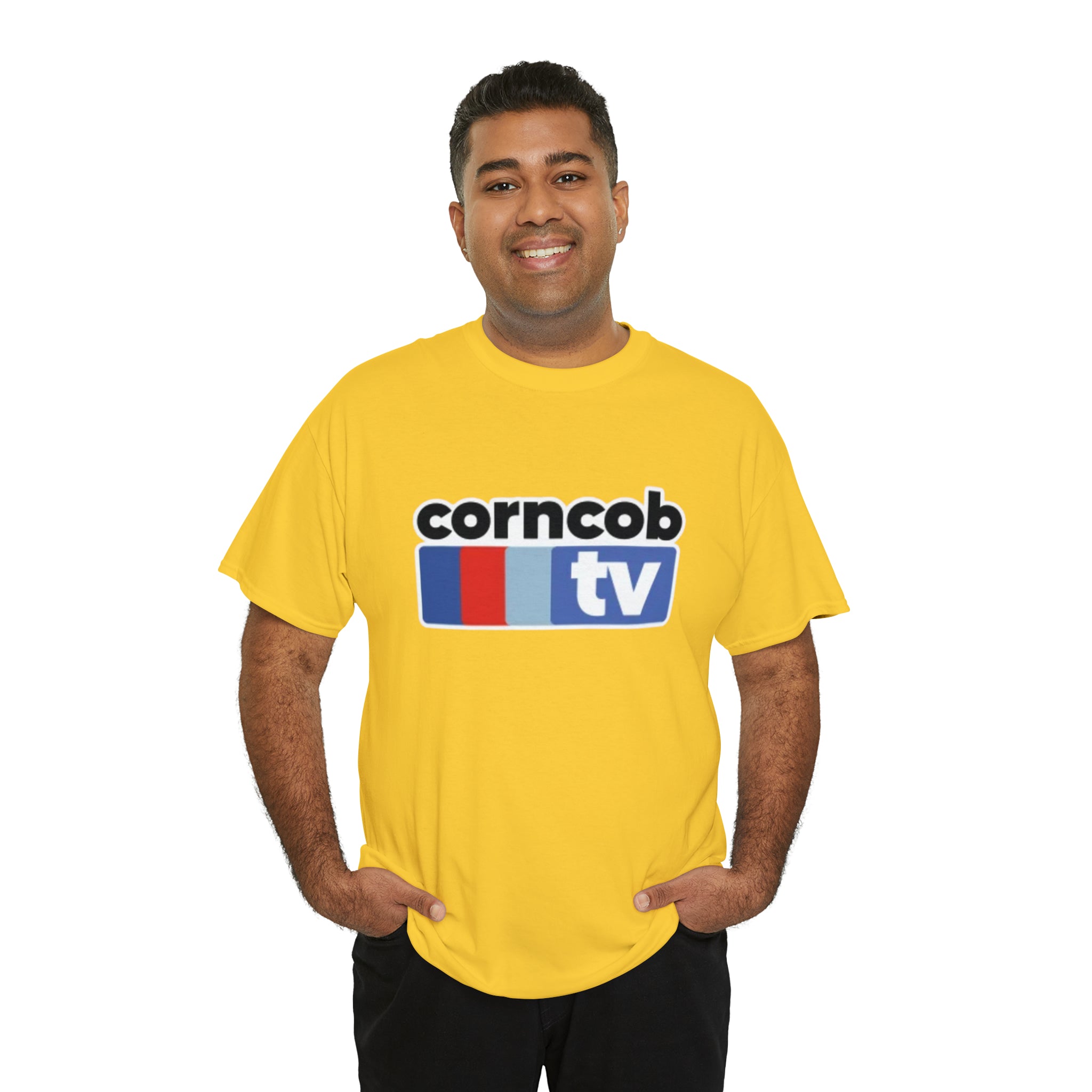 Corncob Tv- Unisex Heavy Cotton T-Shirt - Creations by Chris and Carlos