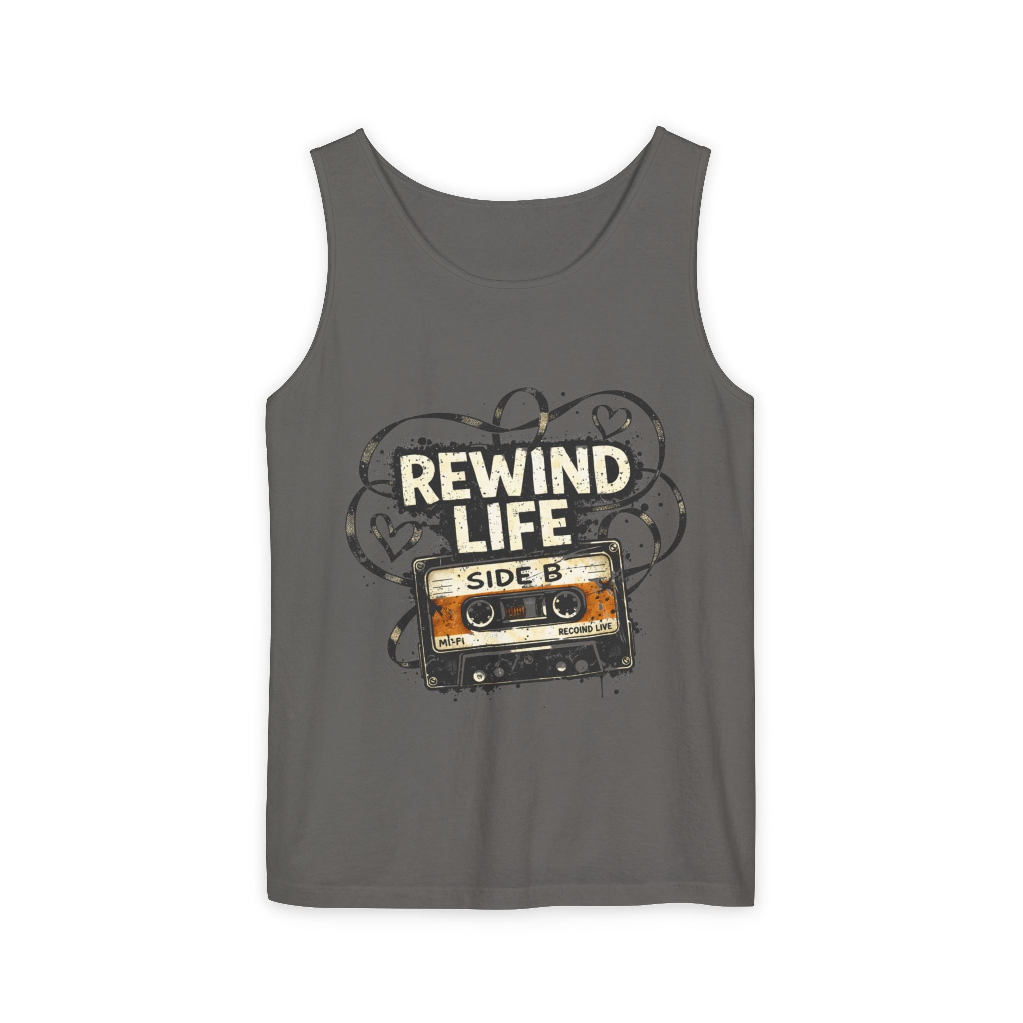Rewind Life Vintage Cassette Tank Top - Creations by Chris and Carlos