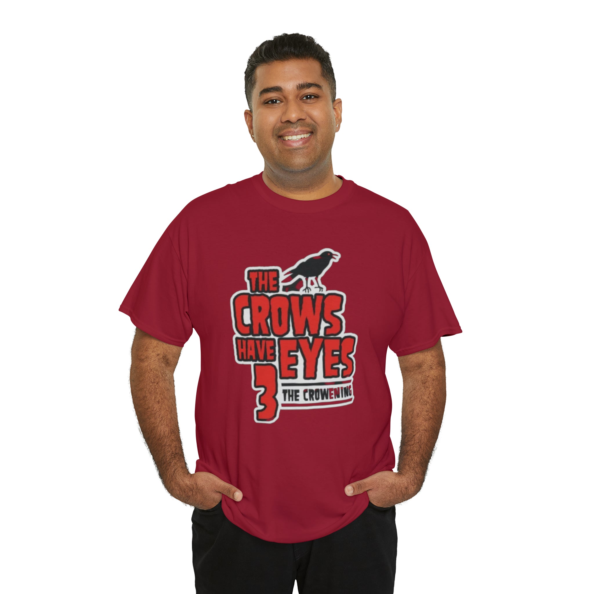 The Crows have eyes 3- Unisex Heavy Cotton T-Shirt - Creations by Chris and Carlos