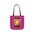 Tote Bag — Retro Pink 'Dunkin' D Logo' Canvas Tote - Creations by Chris and Carlos