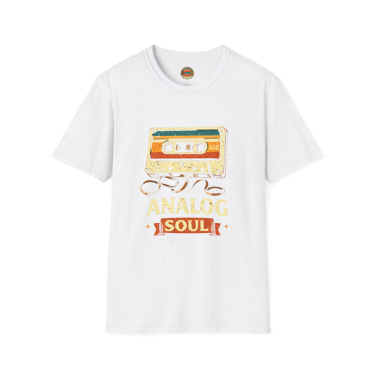 Analog Soul Cassette T-Shirt — Retro Music Vintage Tape Tee - Creations by Chris and Carlos