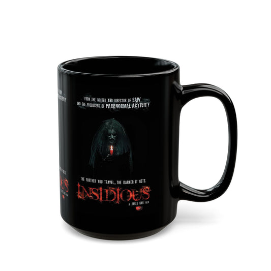 Insidious Horror Movie Black Mug — Creepy Ghost Design - Creations by Chris and Carlos