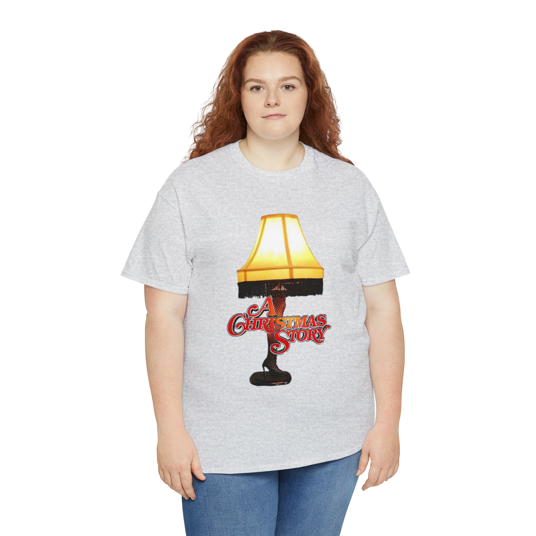 A Christmas Story- Leg Lamp Unisex Heavy Cotton T-Shirt - Creations by Chris and Carlos