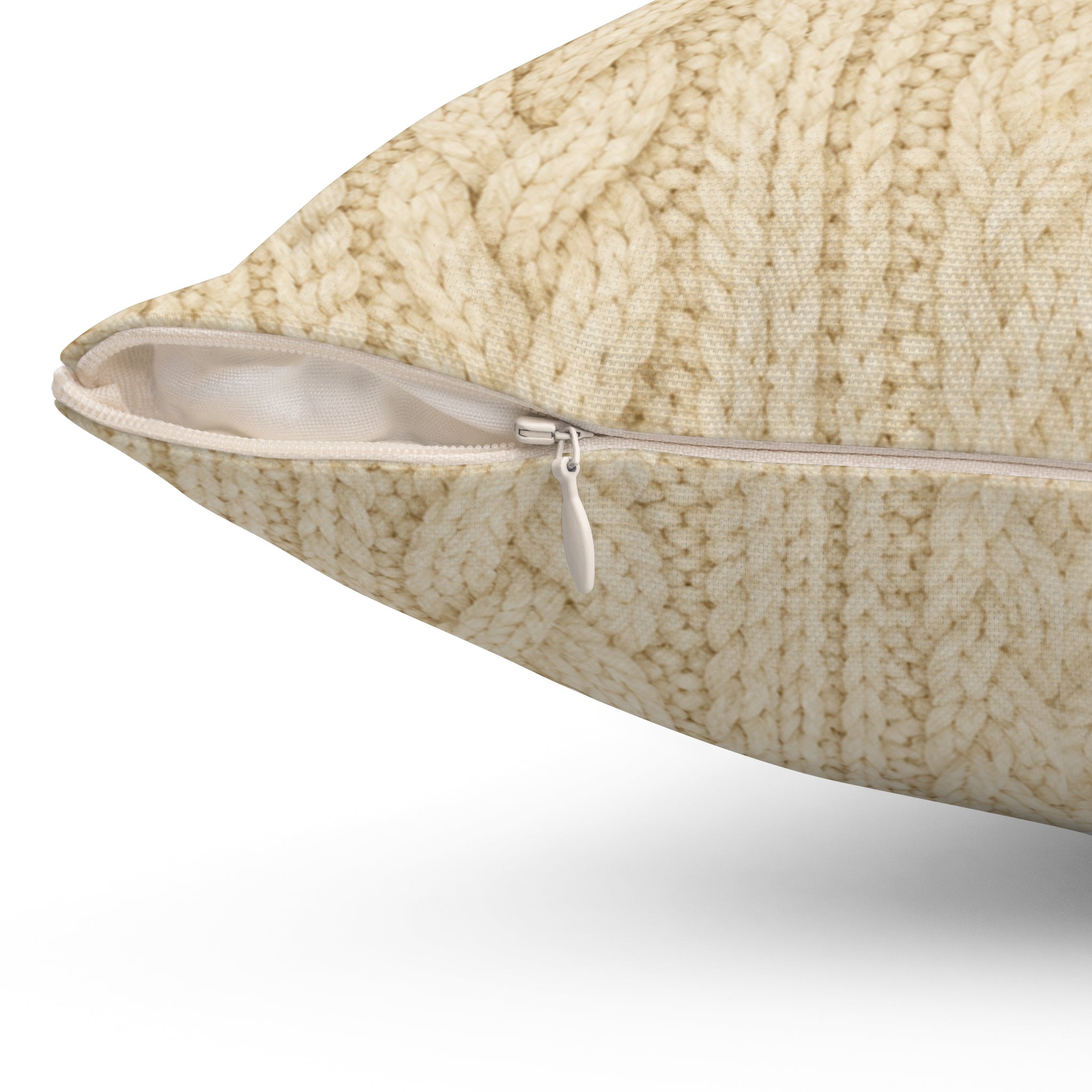 Old Soul Harvest™ Cozy Knit Throw Pillow - Throw Pillow from Old Soul Harvest Campfire Circle