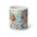 20oz Jumbo Mug — Marth Stewart Floral Collage Celebrity Portrait Coffee Cup