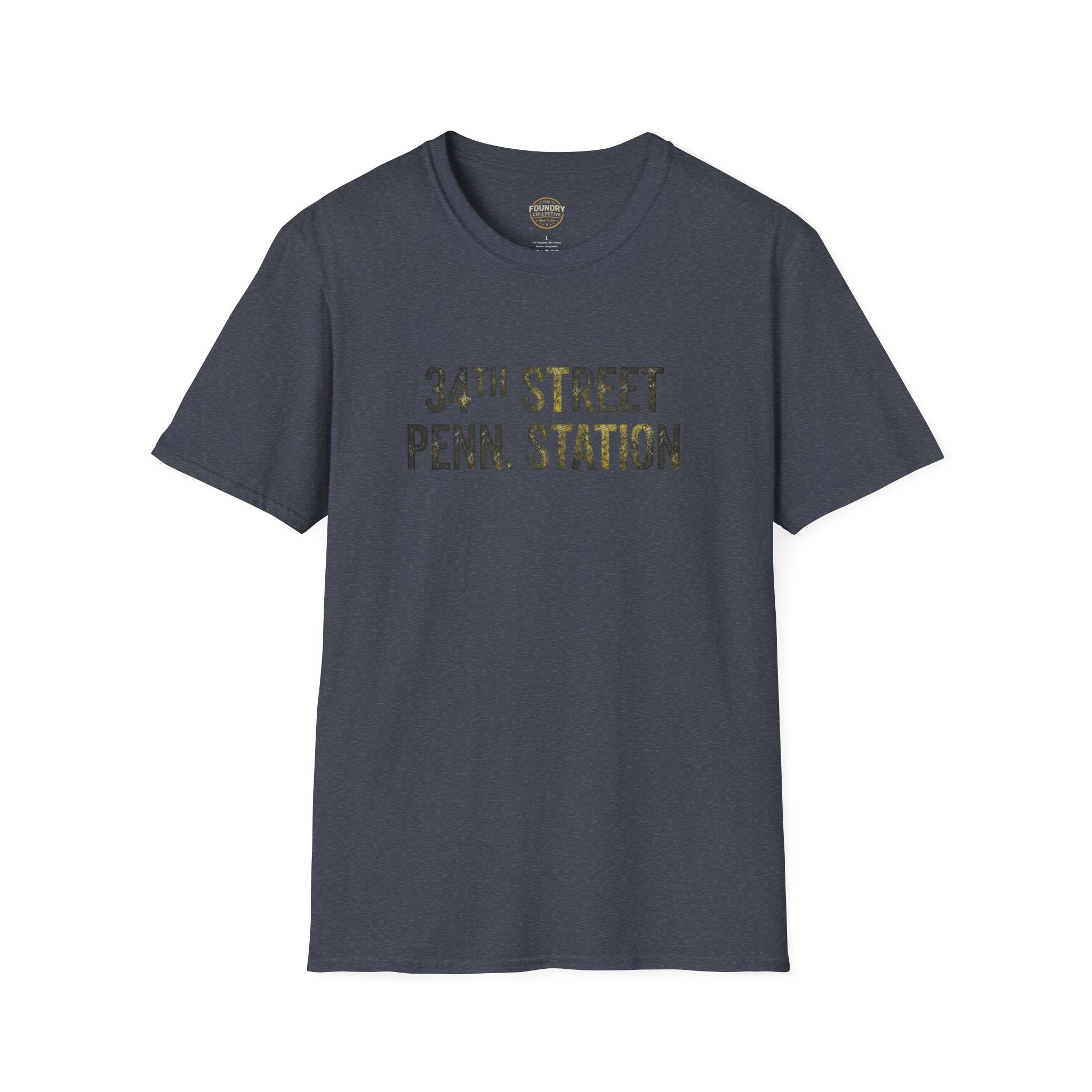 The Foundry Collective 34th Street Penn Station T-Shirt — Vintage Subway Sign Tee - Creations by Chris and Carlos