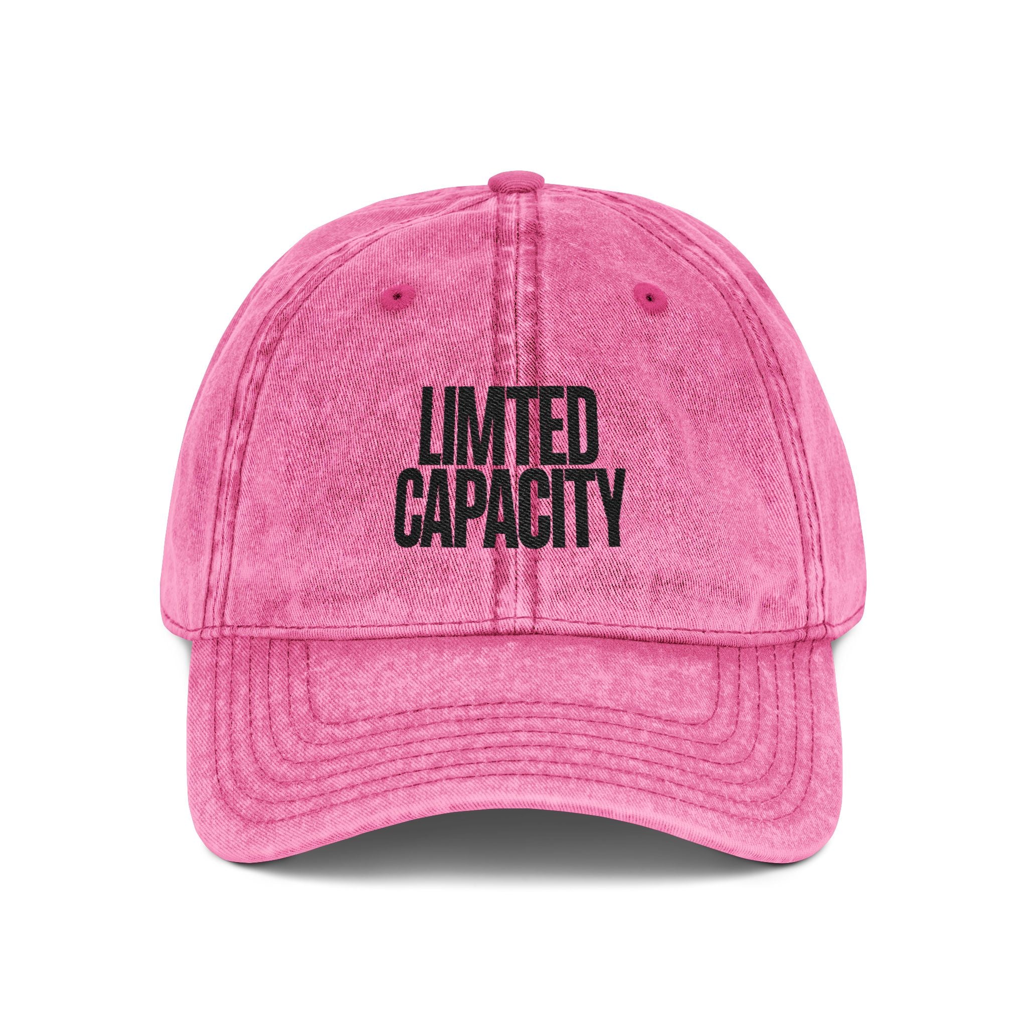 Limited Capacity Vintage Embroidered Cap - Creations by Chris and Carlos