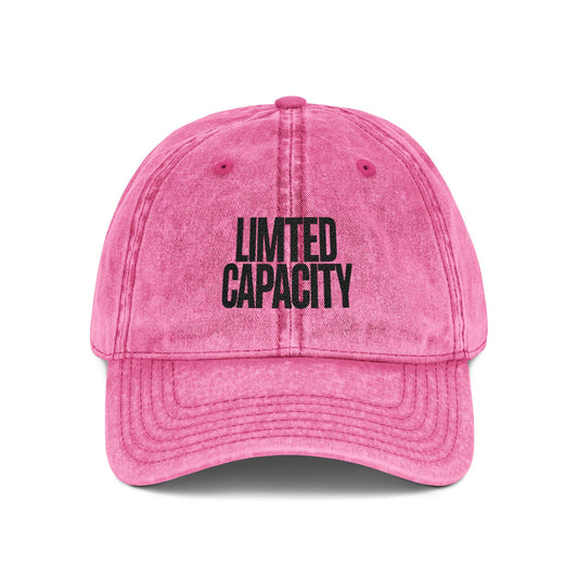 Limited Capacity Vintage Embroidered Cap - Creations by Chris and Carlos