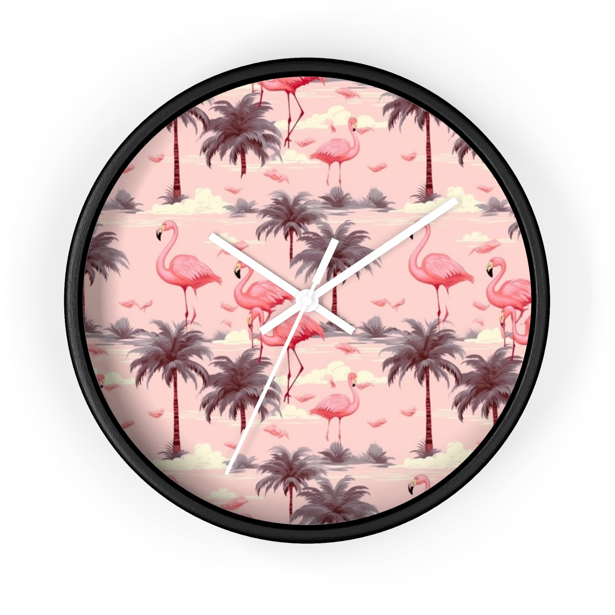 Flamingo- Wall Clock - Creations by Chris and Carlos