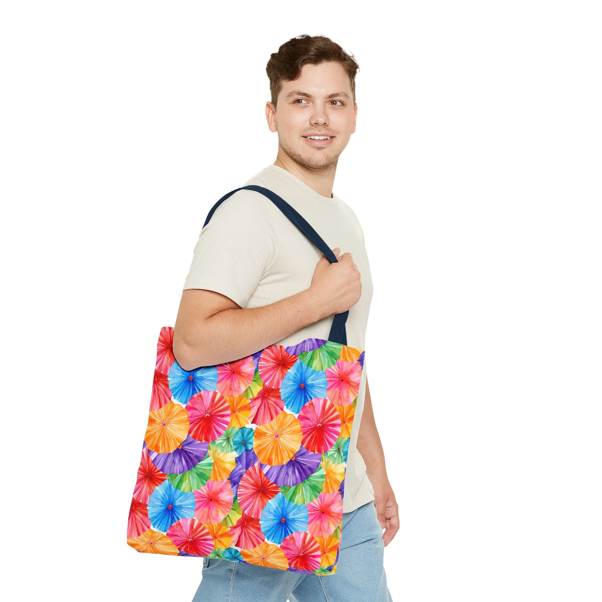 Sol y Alegría (Sun and Joy) Collection- Cactus Succulent Pattern Microfiber Blanket Soft Velveteen Throw for Home & Garden Lovers Colorful Paper Parasol Pattern Tote Bag — Vibrant Summer Beach Market Bag - Creations by Chris and Carlos