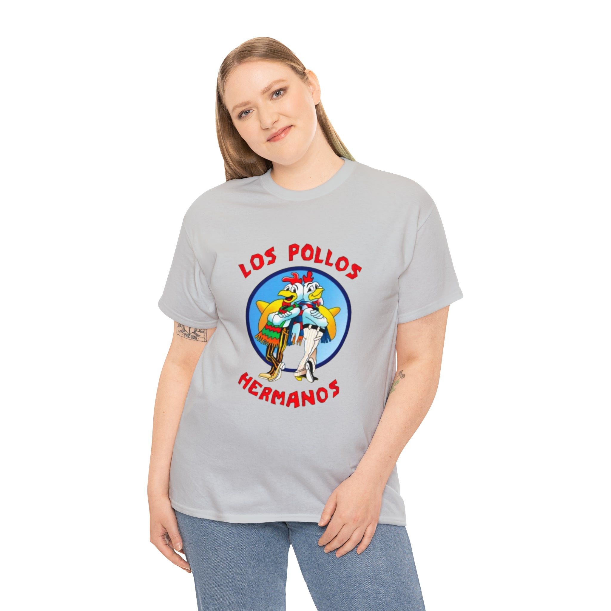 Pollos- Unisex Heavy Cotton T-Shirt - Creations by Chris and Carlos