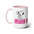 Snoopy- Necesito café Tazas de café de dos tonos, 15 oz