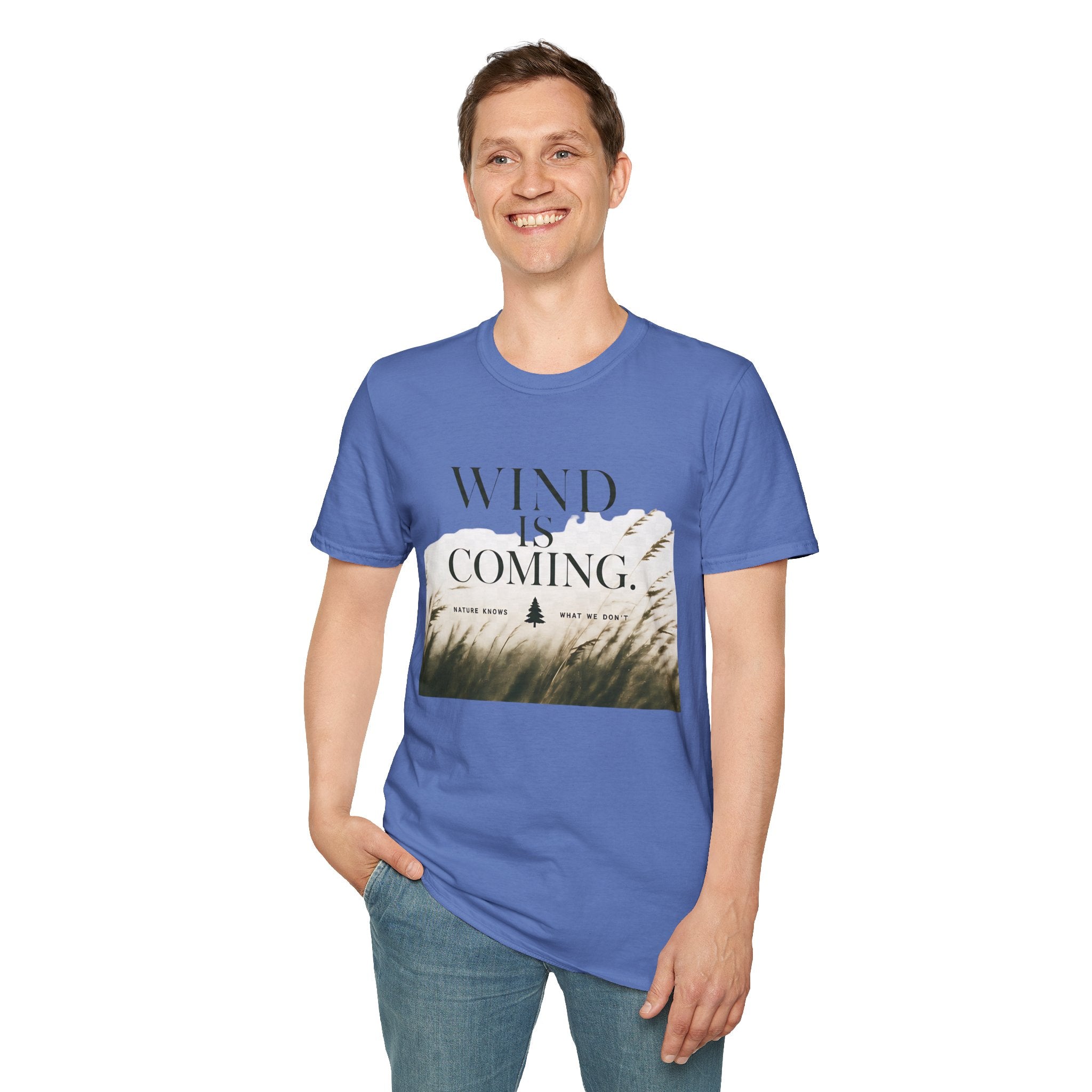 Wind Is Coming T-Shirt — Nature Breeze Graphic Tee - Creations by Chris and Carlos