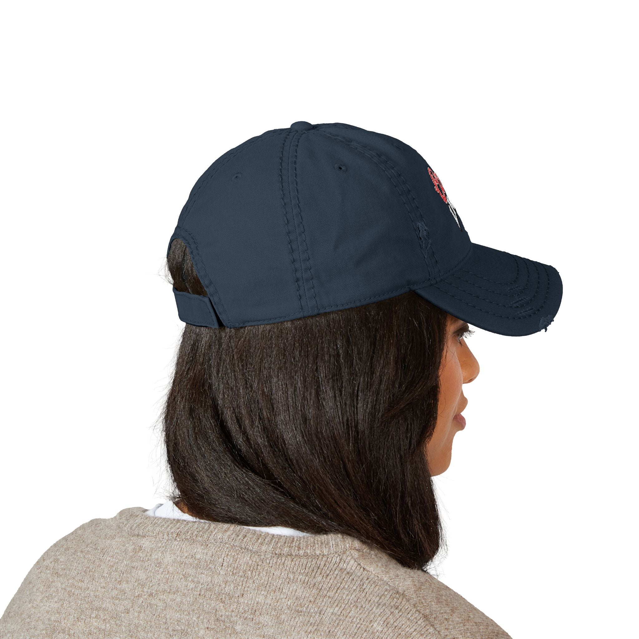 Coors Light Embroidered Distressed Dad Hat - Creations by Chris and Carlos