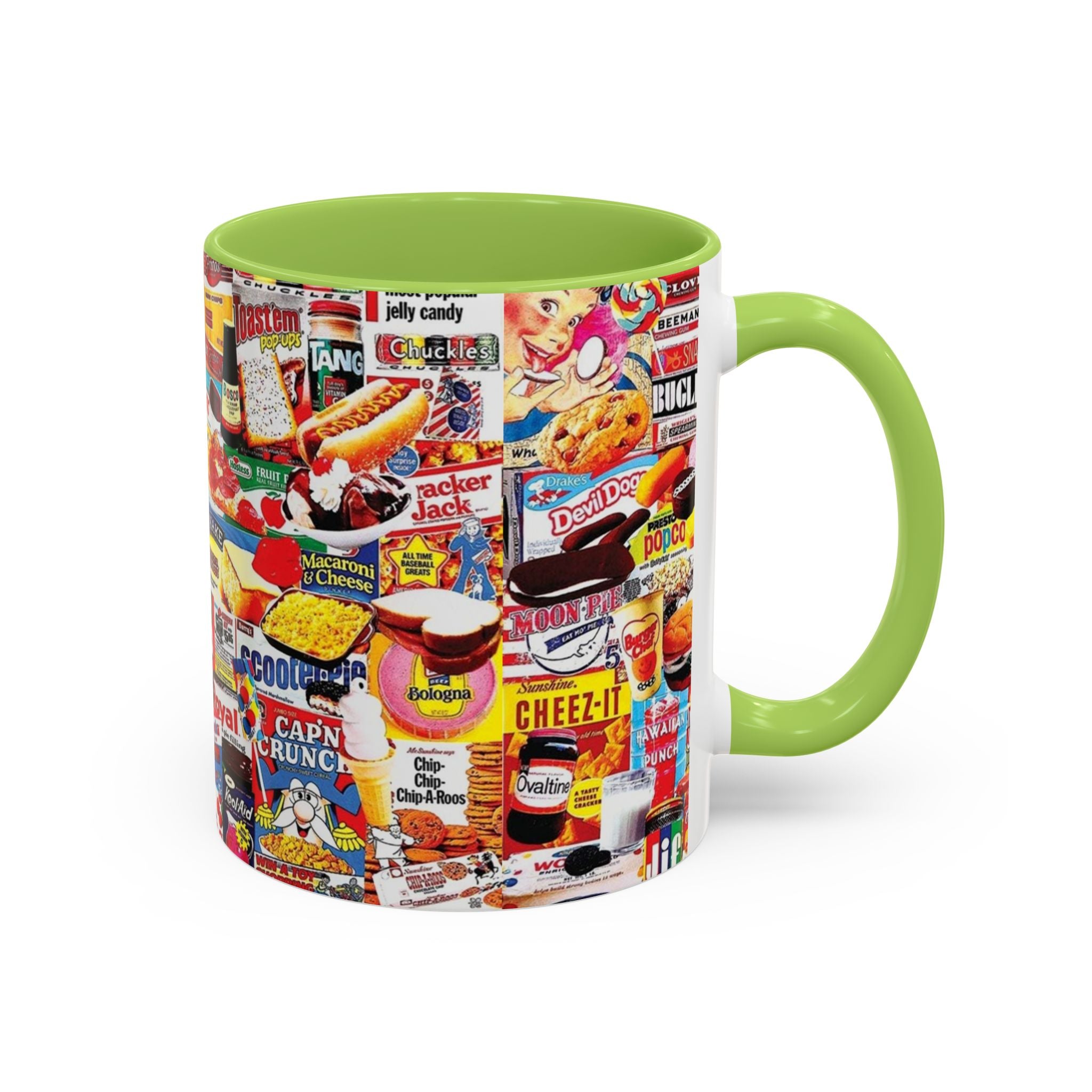 Vintage Snack Packaging Collage Coffee Mug (11/15oz) - Creations by Chris and Carlos