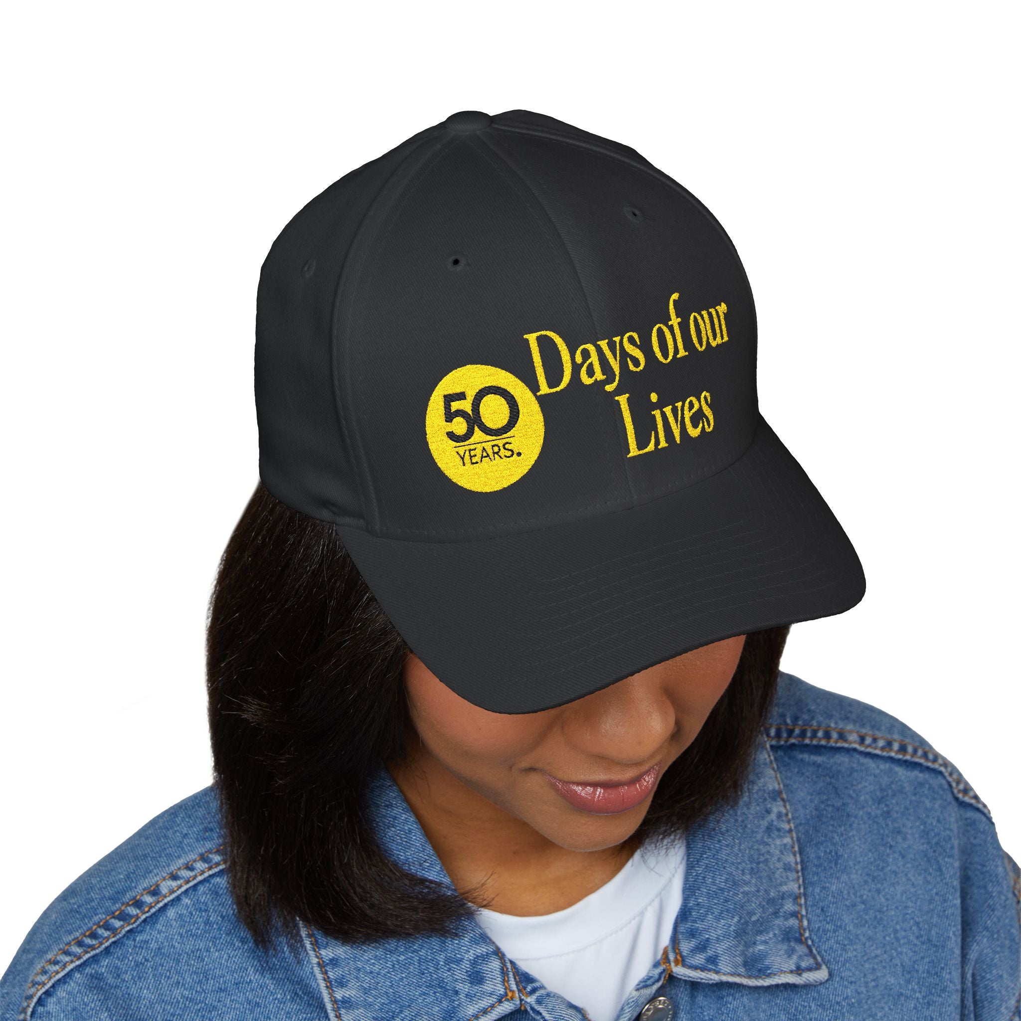 Days of Our Lives Embroidered Cap, Stylish Baseball Hat, Gift for Fans, Summer Accessory, Adjustable Cap - Creations by Chris and Carlos