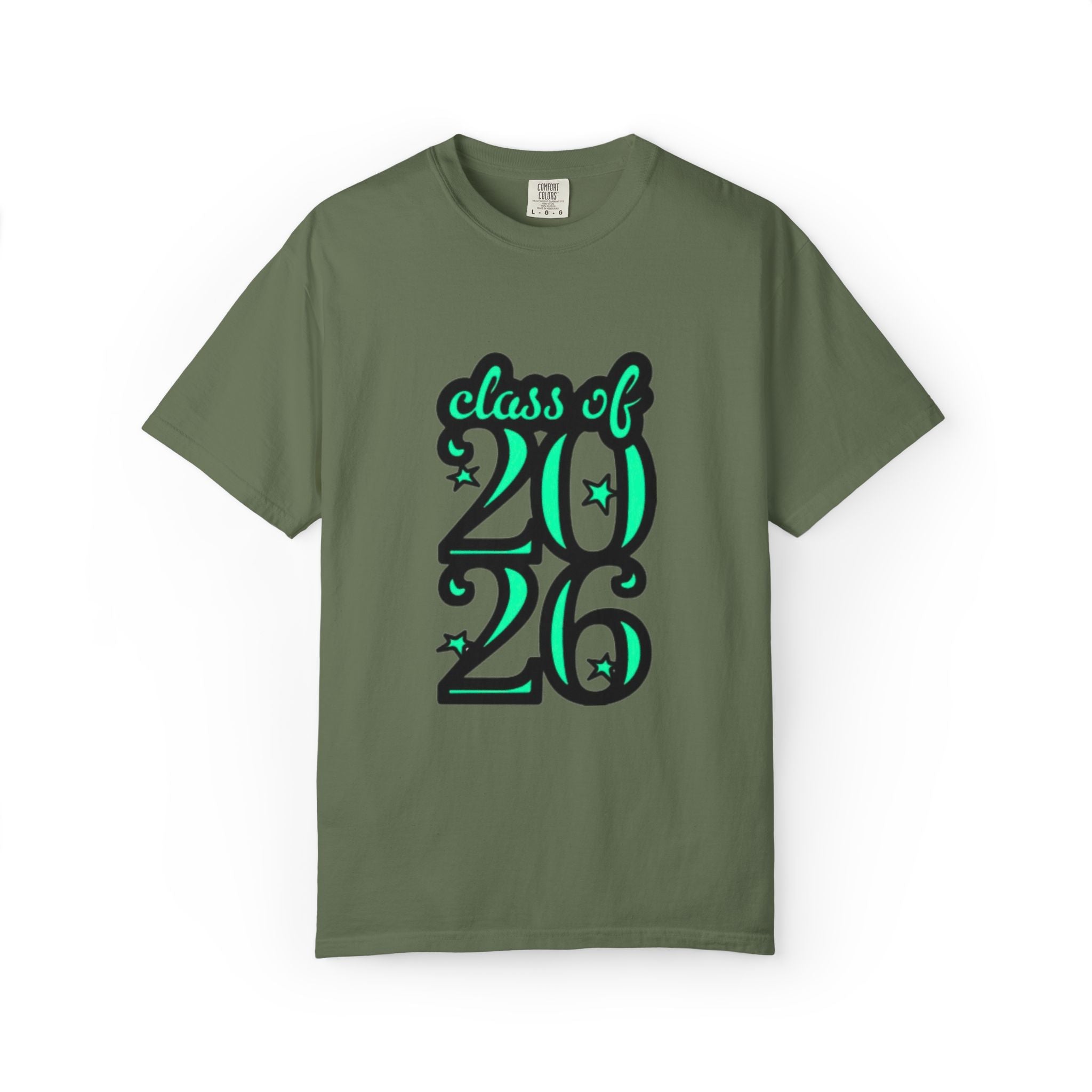 Class of 2026 Graduation Green T-Shirt - Creations by Chris and Carlos