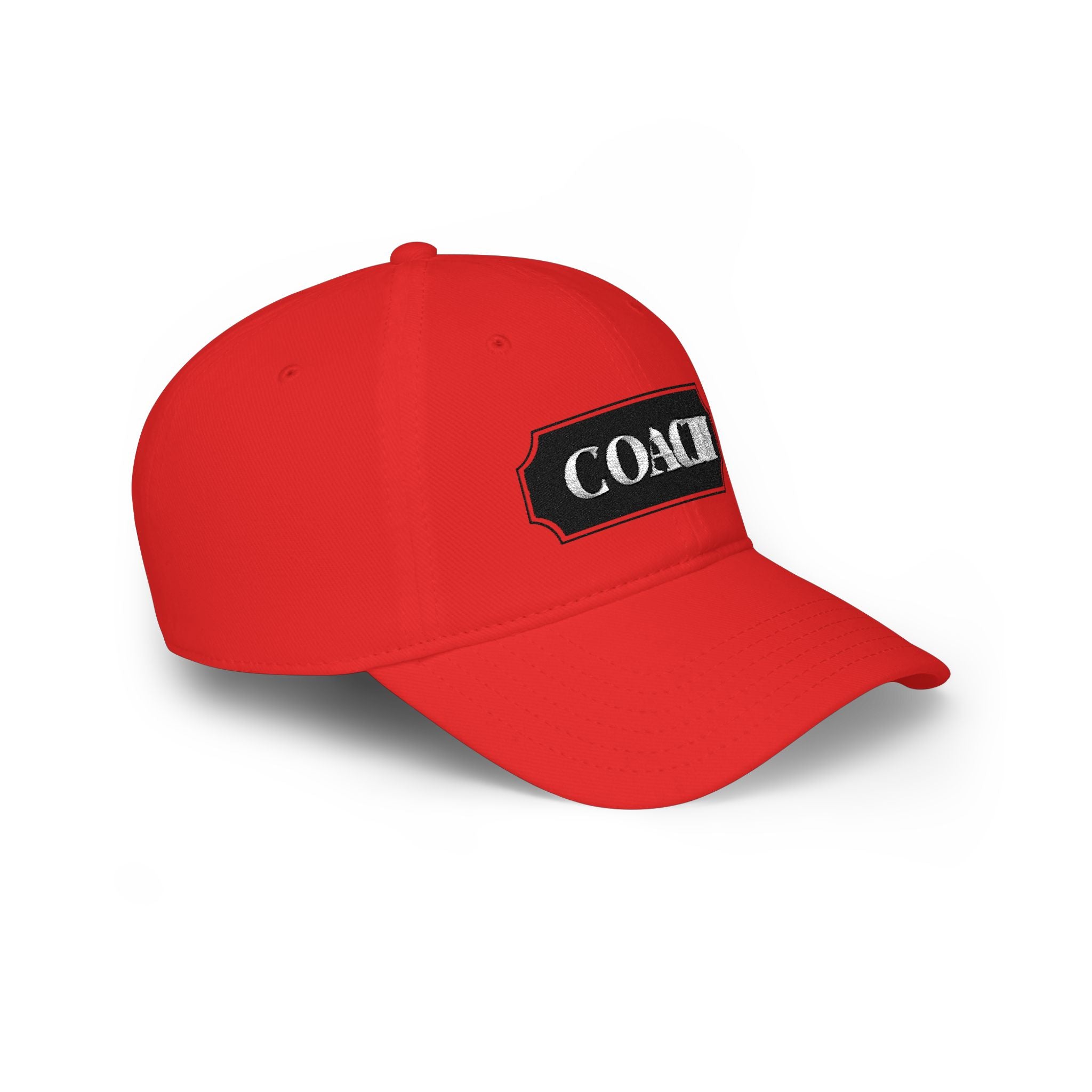 Coach Embroidered Patch Baseball Cap — Low Profile Coach Hat - Creations by Chris and Carlos