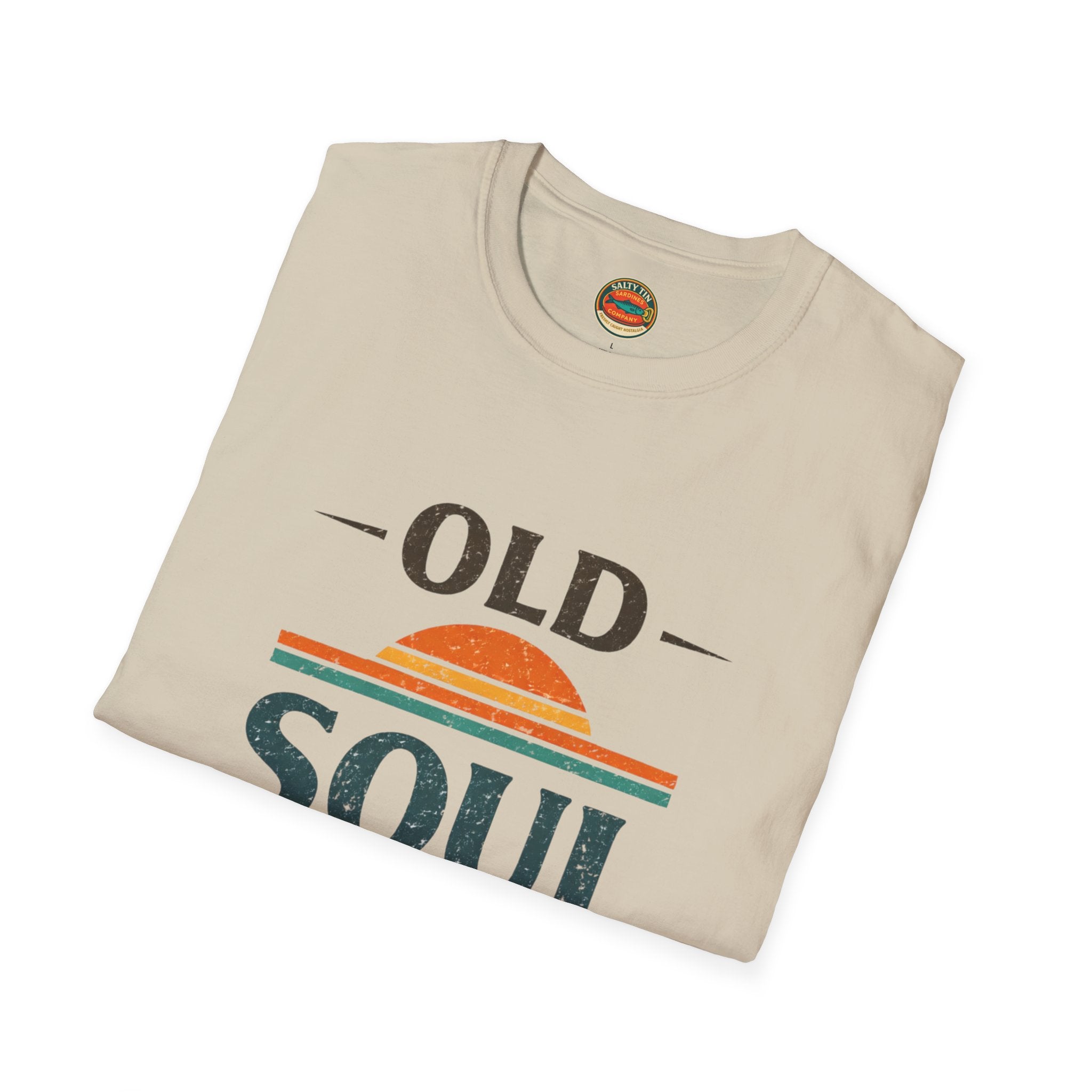 Old Soul Club T-Shirt — Retro Sunset Graphic Tee - Creations by Chris and Carlos