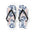 Patriotic 'Glory' Flip Flops – Red White & Blue Fireworks Beach Sandals - Creations by Chris and Carlos
