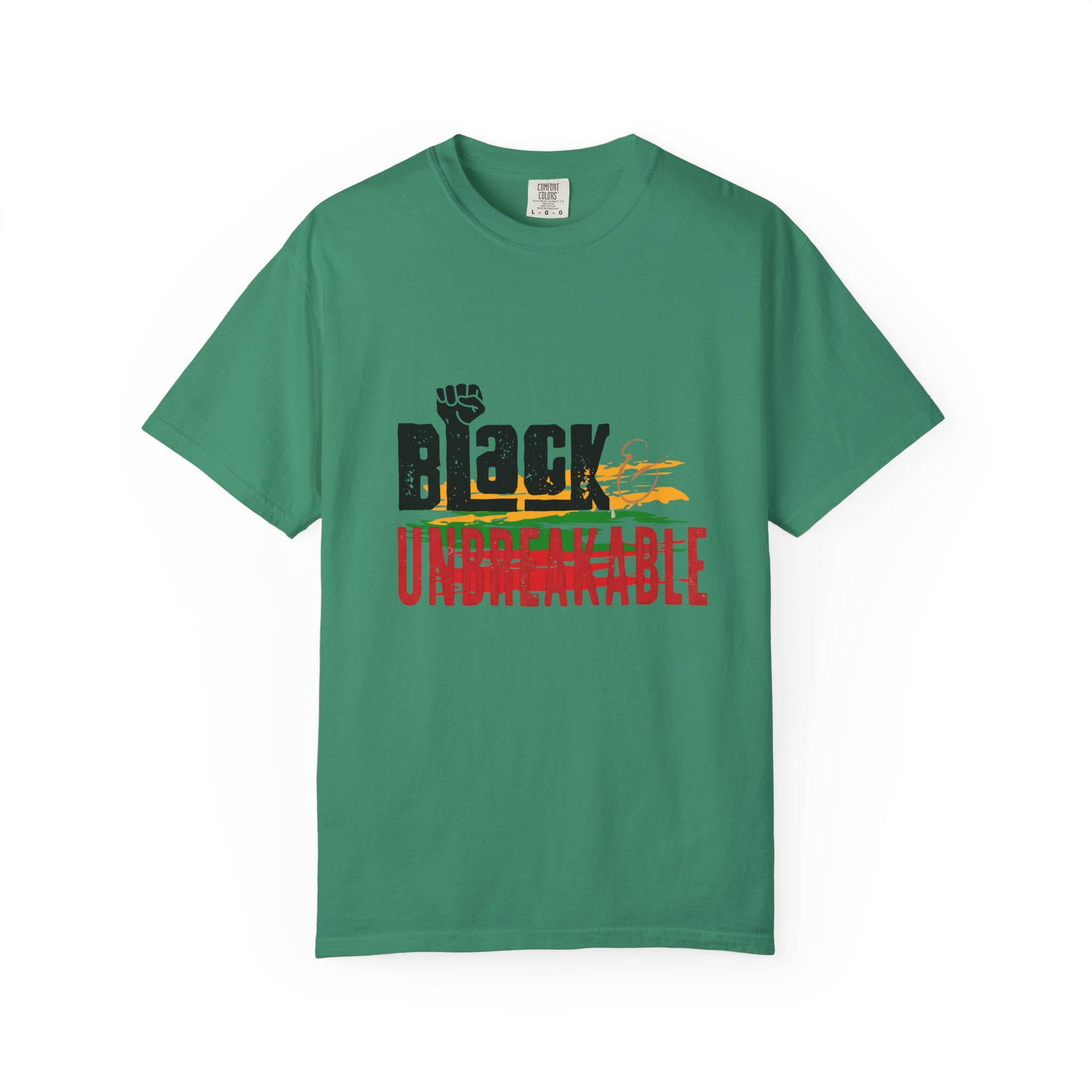 Black History Month- is Unbreakable T-Shirt Pan-African Power Graphic Tee - Creations by Chris and Carlos