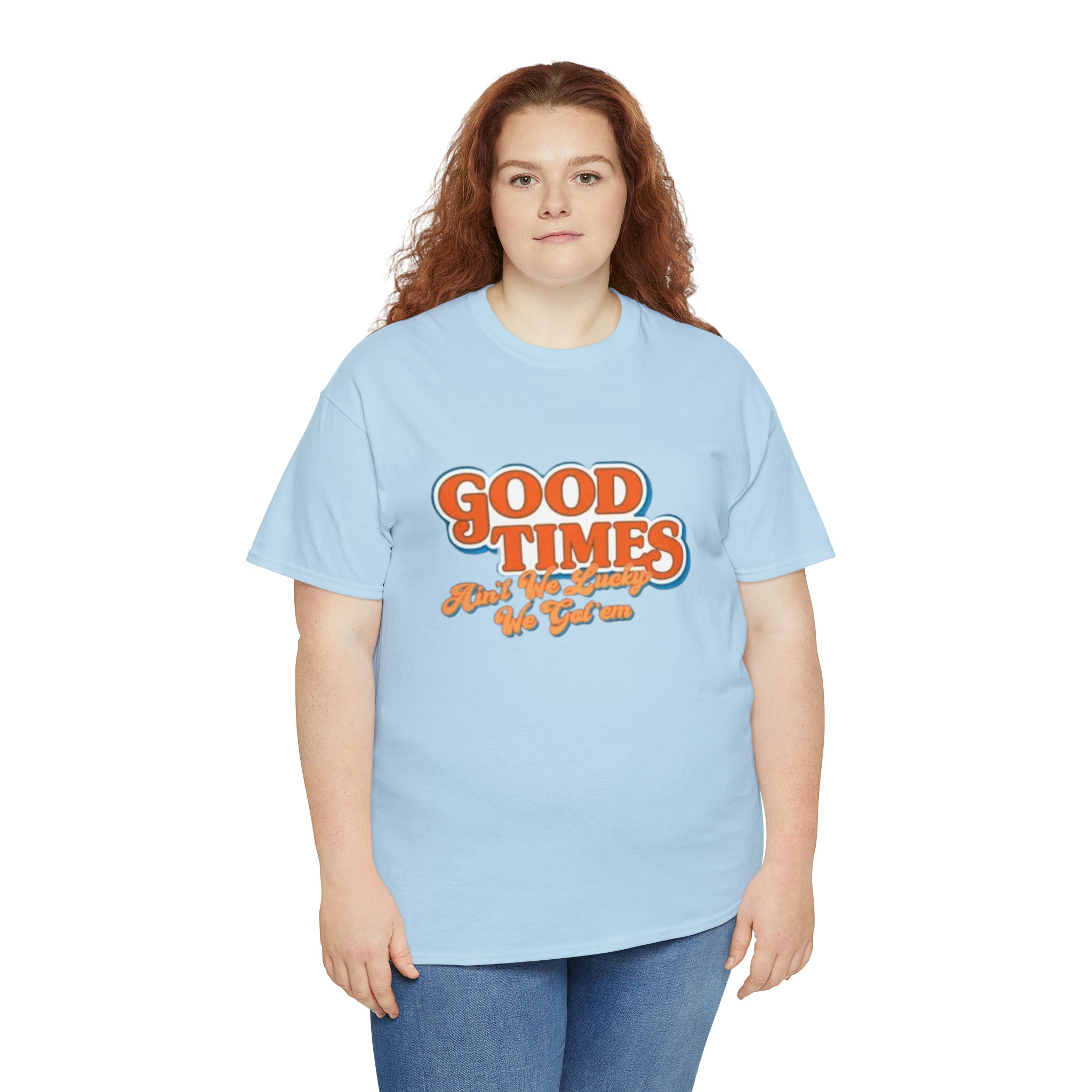 Good Times 70's TV Show- Unisex Heavy Cotton T-Shirt - Creations by Chris and Carlos