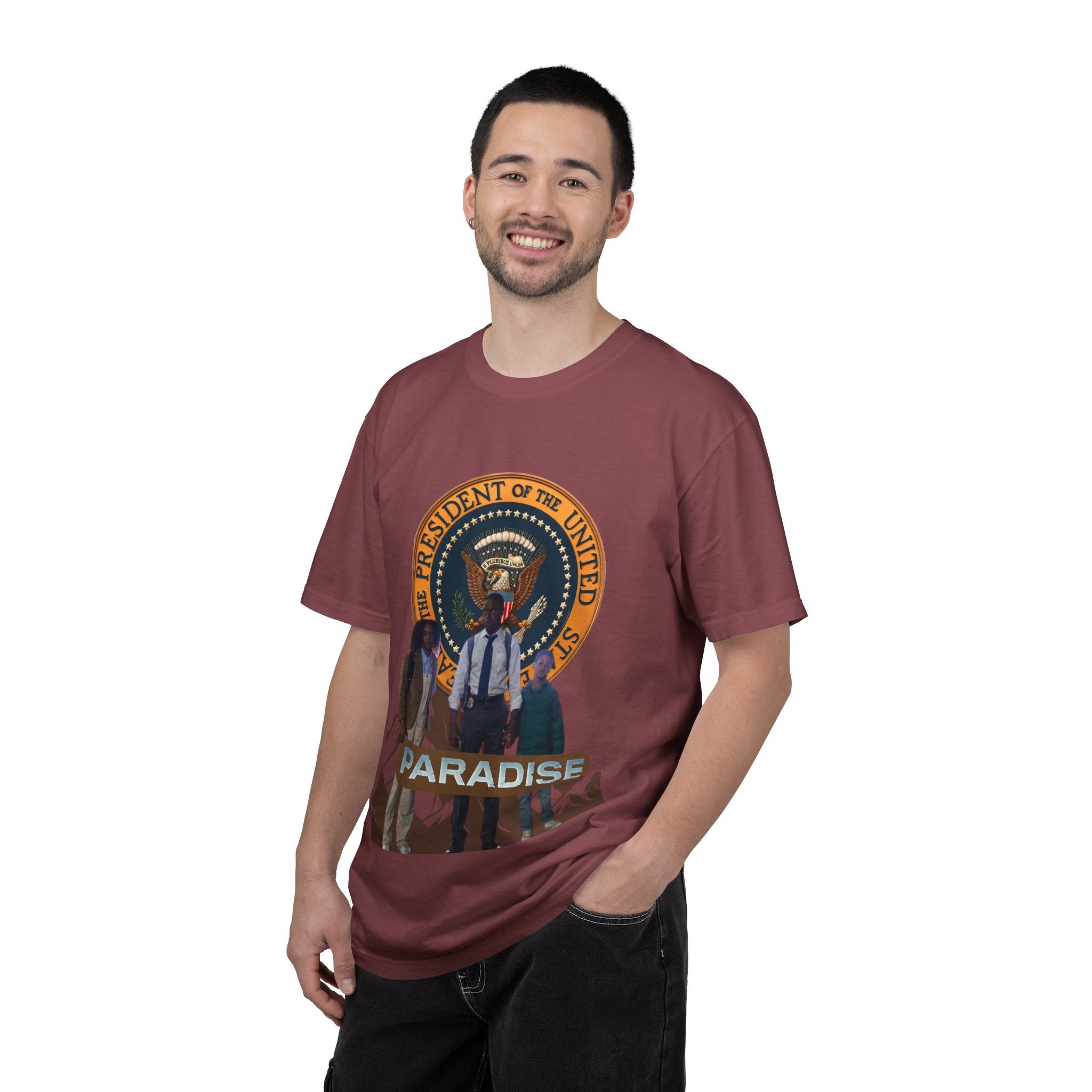 Paradise Presidential Seal Graphic T-Shirt - Creations by Chris and Carlos