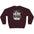 Crewneck Sweatshirt — "Not From Here" Graphic Pullover (Urban Streetwear, Bold Vintage Patch)