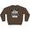 Crewneck Sweatshirt — "Not From Here" Graphic Pullover (Urban Streetwear, Bold Vintage Patch)
