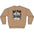 Crewneck Sweatshirt — "Not From Here" Graphic Pullover (Urban Streetwear, Bold Vintage Patch)