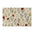 Floral Herb Garden Washable Rug — Vintage Provence Poppy & Lavender Doormat