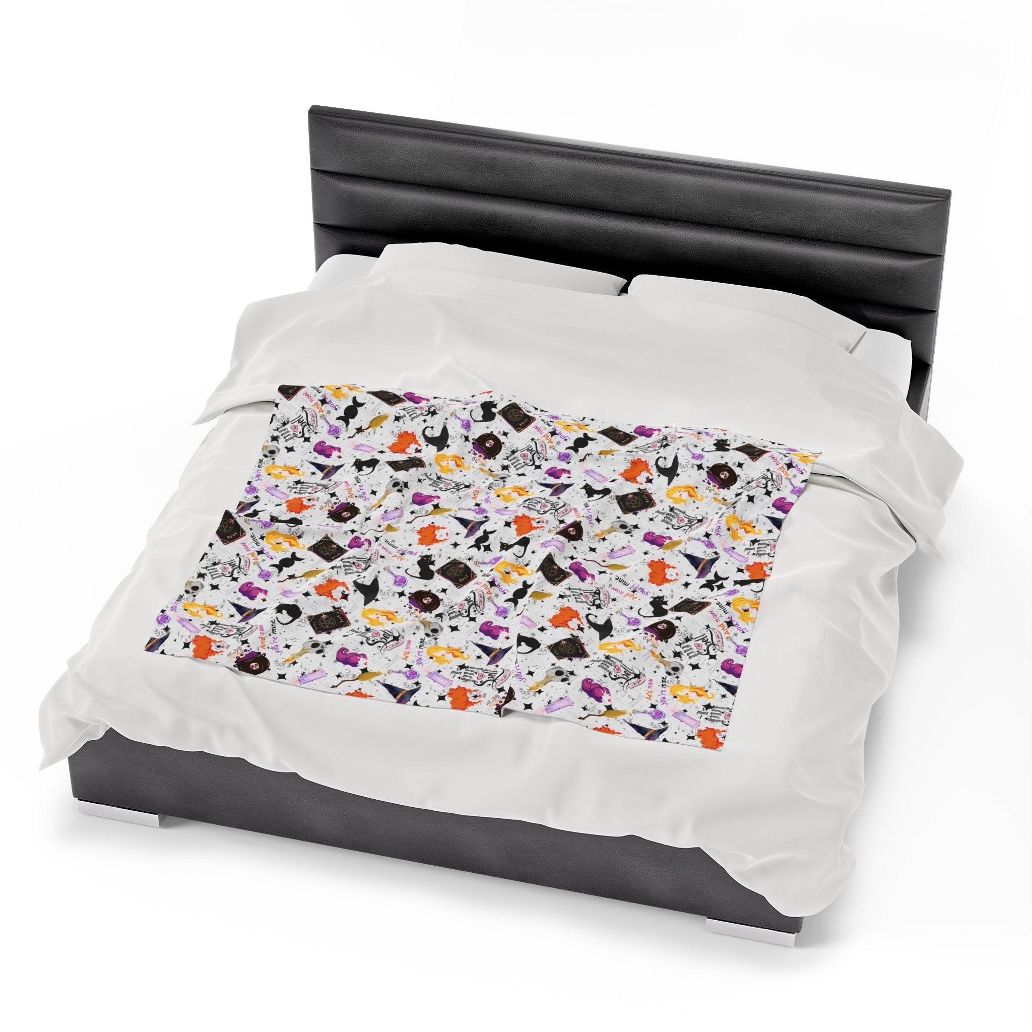 Hocus Pocus- Velveteen Plush CuddleLux Bliss Blanket - Creations by Chris and Carlos