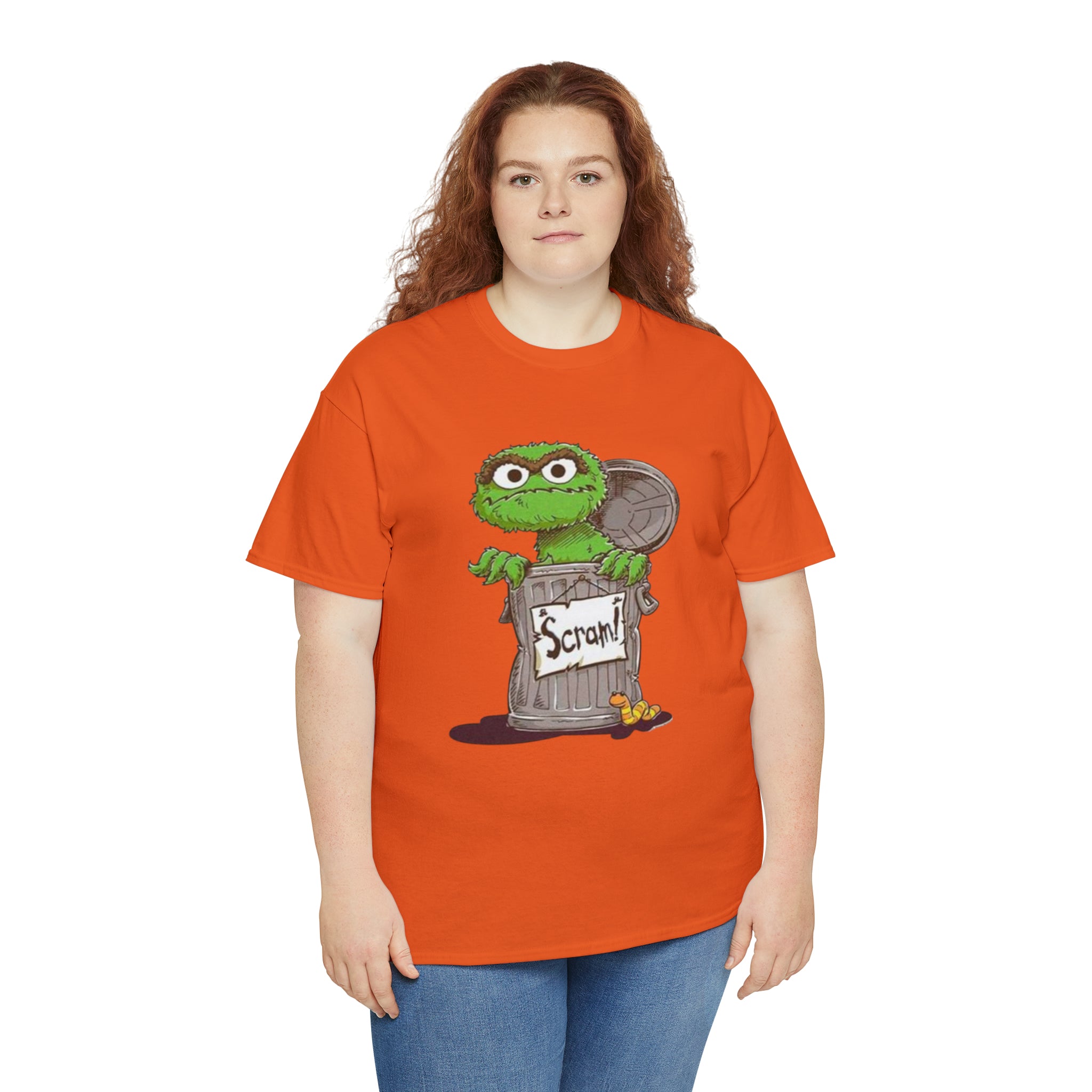 Oscar the Grouch- Unisex Heavy Cotton T-Shirt - Creations by Chris and Carlos