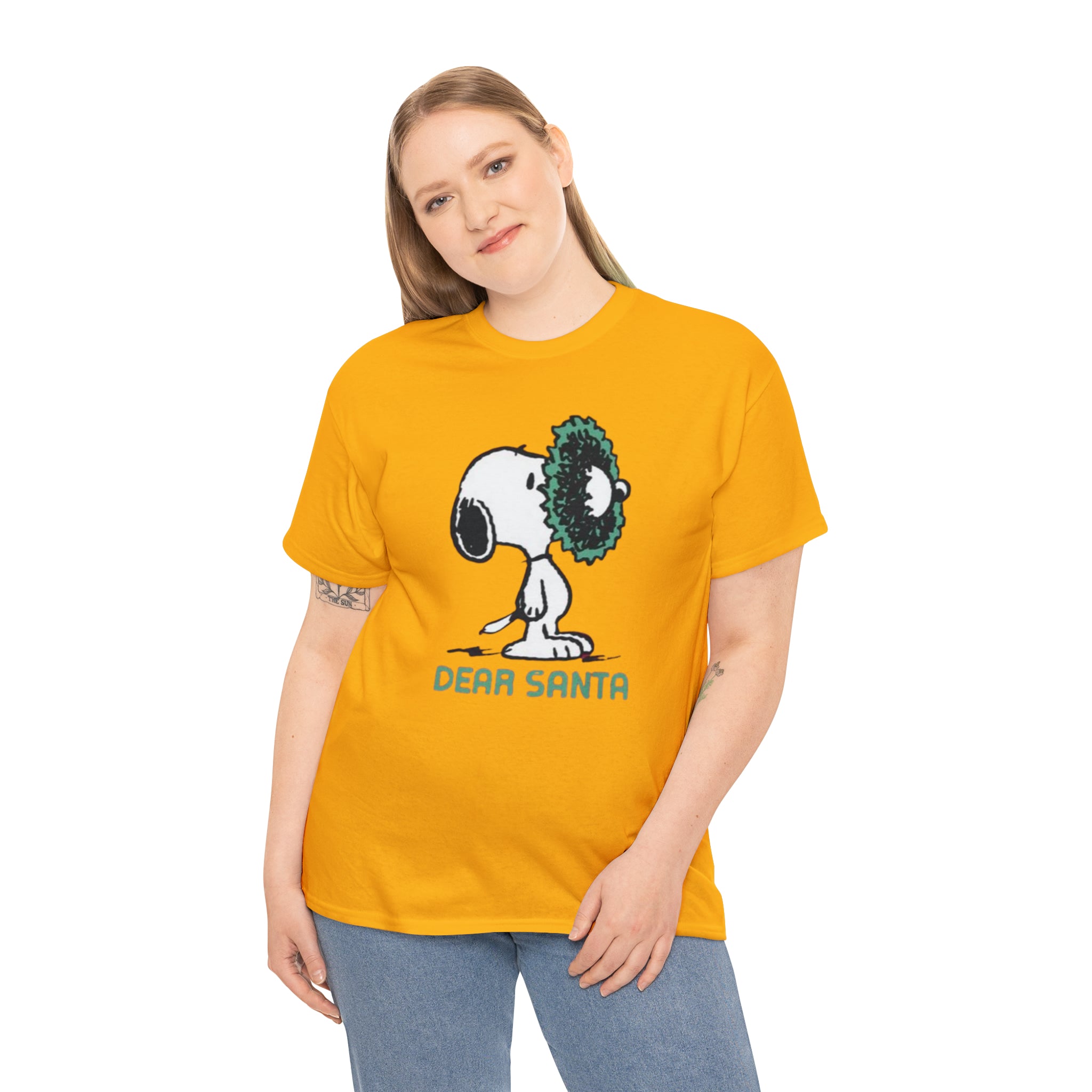 Snoopy- Unisex Heavy Cotton T-Shirt - Creations by Chris and Carlos